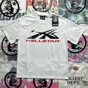 Hellstar Men’s Short Sleeve Logo Tee - White